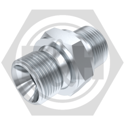 BSP male x BSP male To DIN 3852 FORM A