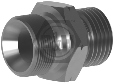 Burnett & Hillman METRIC M10 Male 1.0mm Pitch x BSP 1/8" Male Adaptor 10544 