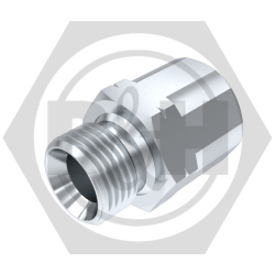 METRIC male x METRIC fixed female extended 1.5mm pitch