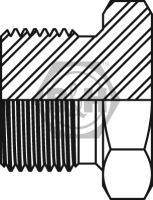 BSP solid plug Drawing