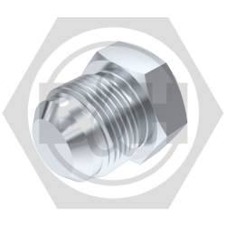 SAE plug 45° cone external flare