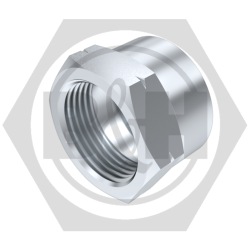 METRIC crimp nut 1.5mm pitch