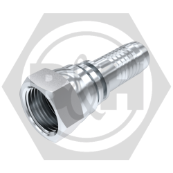 JIC swivel female x Hose-Tail Straights