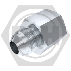 JIC male x JIS Fixed Female Extended 60° internal seat (BSP Threads)