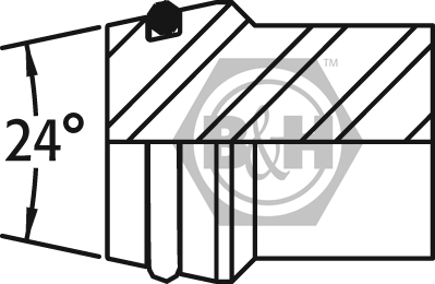 METRIC Blanking Plug (L Series) - Body Only Drawing