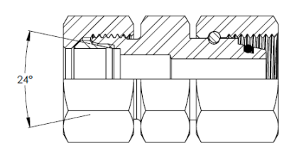 METRIC male (S Series) x METRIC female DKO - COMPLETE Drawing