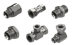 Hydraulic Fittings & Adaptors - Burnett & Hillman Multiple adaptors and fittings